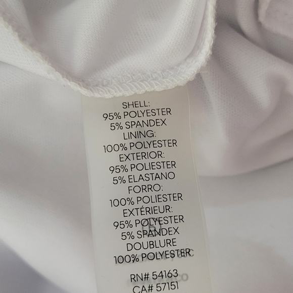 Calvin Klein Short Sleeve Off The Shoulder Sheath Dress in Regatta Multi 12 - Picture 4 of 5